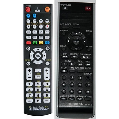 GENERAL TOSHIBA SE-R0179 - съвместимо дистанционно управление на марката General (SE-R0179)