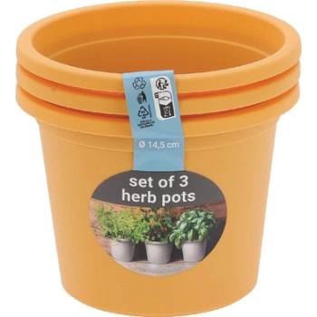 Image 1 of САКСИИ y54202060 Ø15см ЖЪЛТО К-КТ 3бр (y54202060)