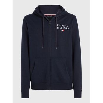 LOGO ZIP-THRU HOODY UM0UM02879DW5 tmavě modrá Tommy Hilfiger