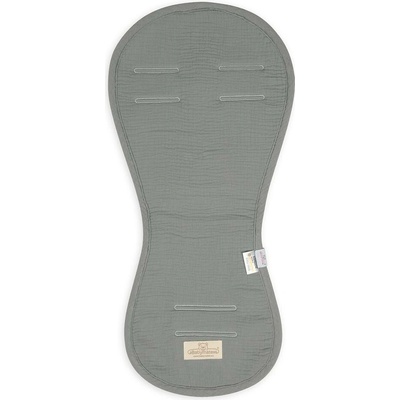 BABYMATEX Podložka Paddi Muslin Tmavosivá