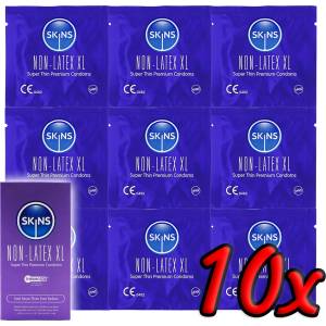 Skins Non-Latex XL Super Thin Premium Condoms 10 pack