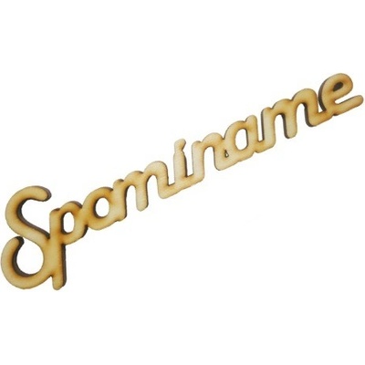Drevený výrez Spomíname 11,5 cm