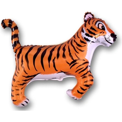 Balón fóliový 35 cm tiger čierny