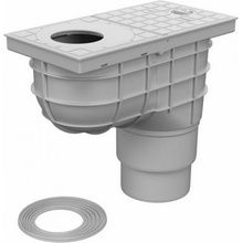 Chuděj Kanalizačná vpusť spodná Standard D110 / 125 šedá