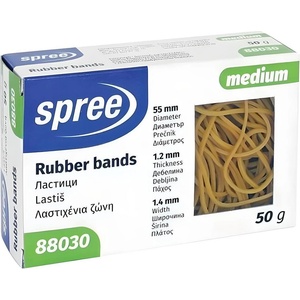 Spree Ластици в кутия 50 гр, Ø 55 мм