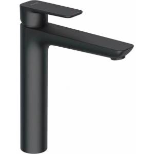 Kludi Pure&Style висок едноръкохватков смесител за умивалник, матово черен (402963975)