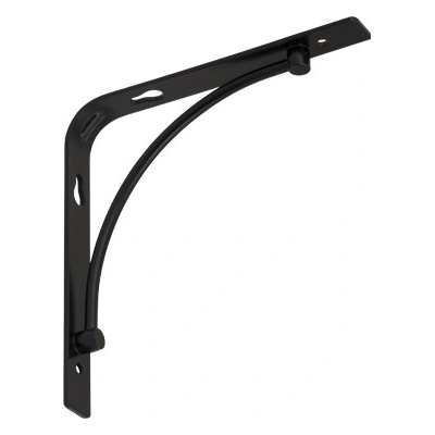 Velano Konzola BOW 150x150 mm čierna matná