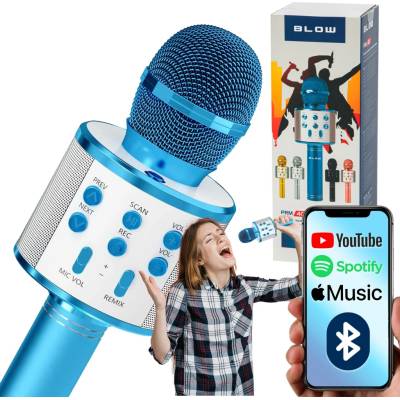 MIKROFON BEZDRÁTOVÝ REPRODUKTOR BLUETOOTH KARAOKE PRO DĚTI JAKO DÁREK HQ