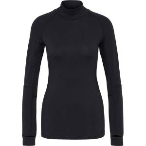 Stoic Дамско мериносово термобельо Stoic Women's MerinoMesh150 SadjemSt. Mock Neck Merino base layer - Black - размер XS (115-2784-0112)
