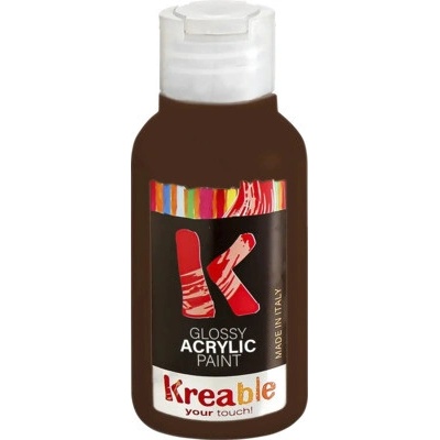 Akrylová barva 100 ml hnědá