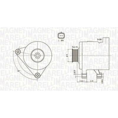 generátor MAGNETI MARELLI 063731498010