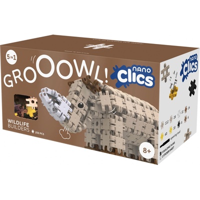 Clics Toys Ekologická stavebnice Nano Divočina 250 ks