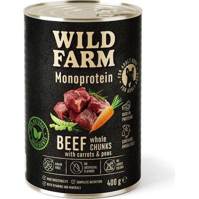 Wild Farm Monoprotein Beef 400 g