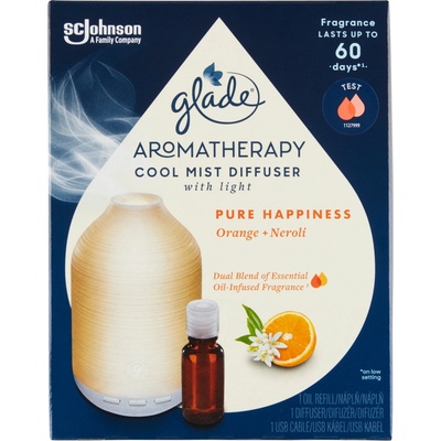 Glade Aromatherapy Cool Mist Diffuser Pure Hapiness 17,4 ml