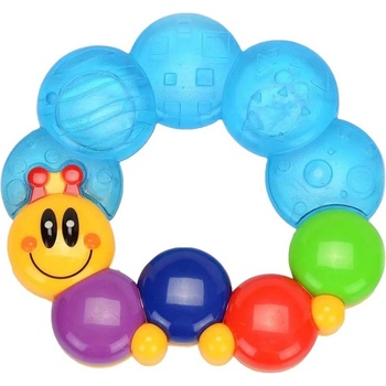 Hola Toys Бебешка гризалка с охлаждащ ефект Hola Toys - Гъсеница (306D)