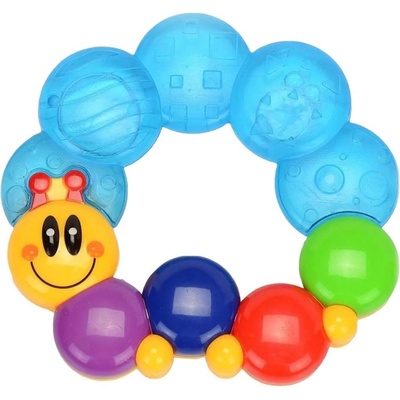 Hola Toys Бебешка гризалка с охлаждащ ефект Hola Toys - Гъсеница (306D)