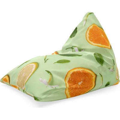 Sablio Sedací vak Citrus a kvet 150x80 cm