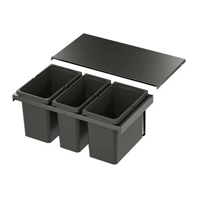VS ENVI Flex systém na třídění odpadu KB 800 mm, 2×22/1×16 l, lava