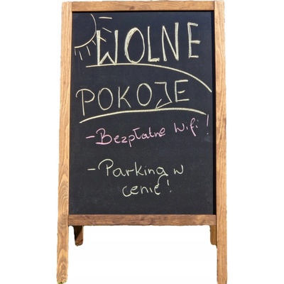 Reklamní Tabule oboustranný stojan (A-stojan) 125 x 66 cm
