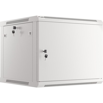 Lanberg Комуникационен шкаф Lanberg rack cabinet 19" wall-mount 9U/600x600 for self-assembly with metal door grey (flat pack) (WF01-6609-00S)