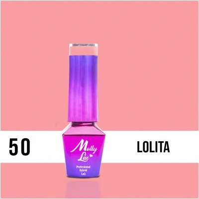 Allepaznokcie MollyLac gél lak 50 LOLITA 5 ml