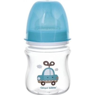 Canpol babies so širokým hrdlom EasyStart Toys 120 ml modrá