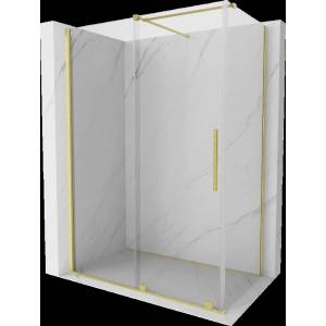 Mexen Velar плъзгаща се душ кабина 150 x 70 cm, прозрачна, златна четка - 871-150-070-01-55 (871-150-070-01-55)