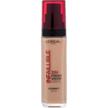 L'Oréal Infaillible 32H Fresh Wear SPF25 дълготраен фон дьо тен 30 ml нюанс 220