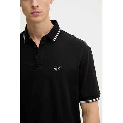 Giorgio Armani тениска с яка мъжка памук с еластан (XM001287.AF17321.NOS)