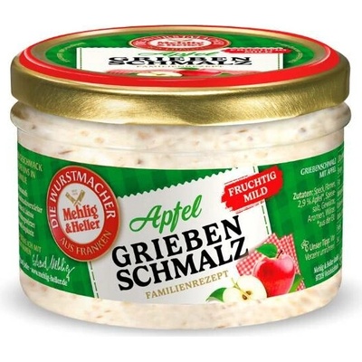 Mehlig & Heller škvarková pomazánka s jablky 160 g