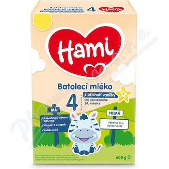 Hami 3 s příchutí vanilky 600 g