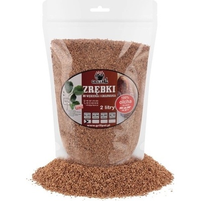 GRILLPAL Udící štěpka HICKORY (bílý ořech) 1-3mm, 2 l