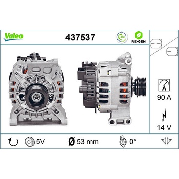 Alternátor VALEO 437537