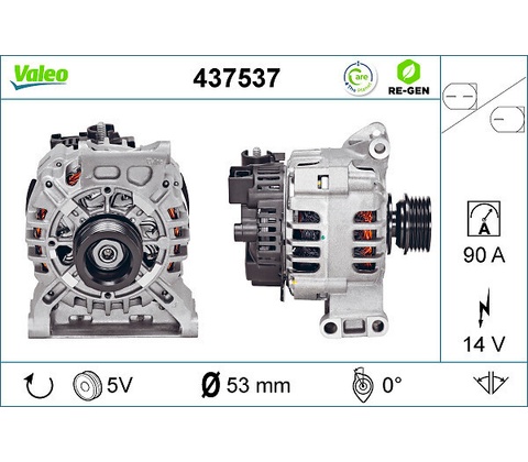 Alternátor VALEO 437537