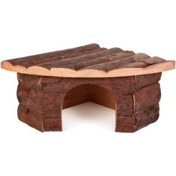 Trixie Jesper Dřevěný dům rohový pro králíka 42 x 15 x 30 cm