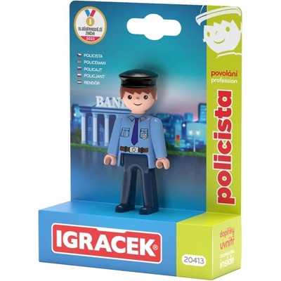 Efko IGRÁČEK Policajt figúrka s príslušenstvom