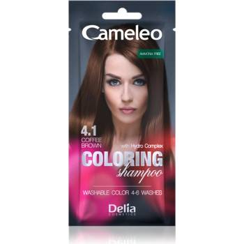 Delia Cameleo No1 barevný šampon 4.1 černá káva 40 ml