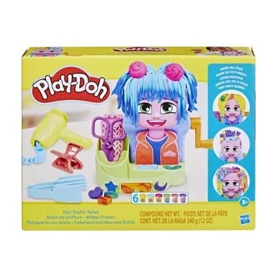Hasbro Play-Doh: Комплект глина за фризьорски салон
