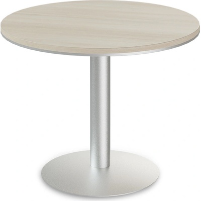 Lenza Jednací stůl TopOffice, průměr 100 cm, akát světlý