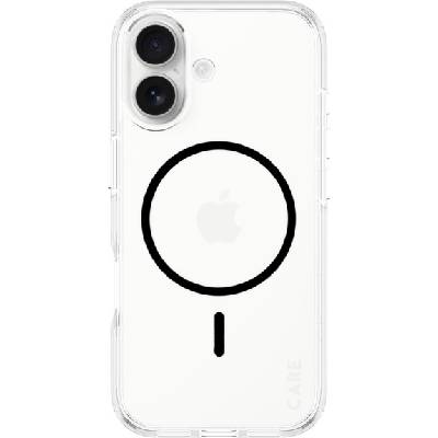 CARE Urban Explorer прозрачен калъф с черен MagSafe за iPhone 17 - прозрачен (90240)