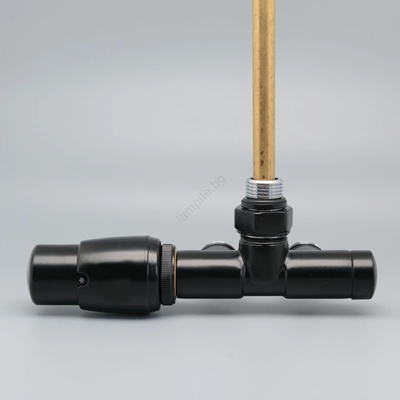 P.M.H. P. m. h. uniko-lb-ek - Вентил с термостатична глава uniko ляв/черен (pm0049)