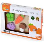 Viga Toys Дървен комплект за рязане Viga - Зеленчуци (50979) - ozone