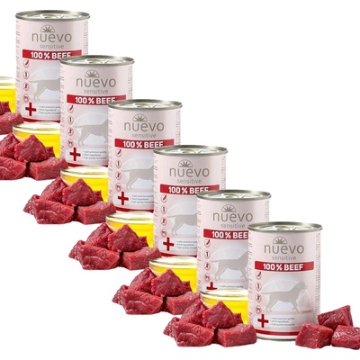 nuevo Dog Sensitive BEEF 6 x 400 г