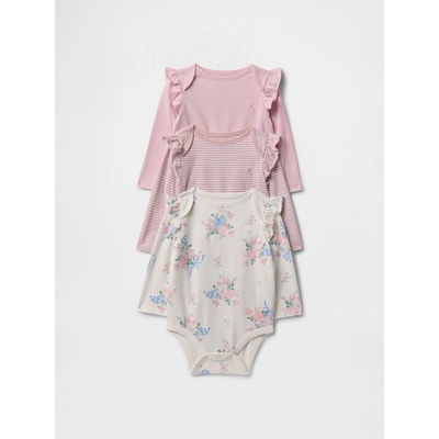 GAP Baby body 3ks Ružová