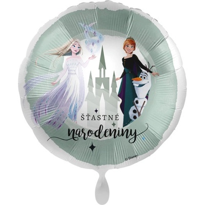 Premioloon Fóliový balón Šťastné narodeniny Elsa Anna a Olaf