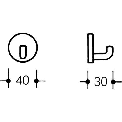 HEWI 801.90.010 bílý lesklý