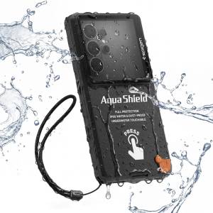 Spigen Водоустойчив калъф Spigen Aqua Shield Waterproof Case A604 (ACS11675) - пълна защита, подводна сензорна поддръжка, IP68 - Черен