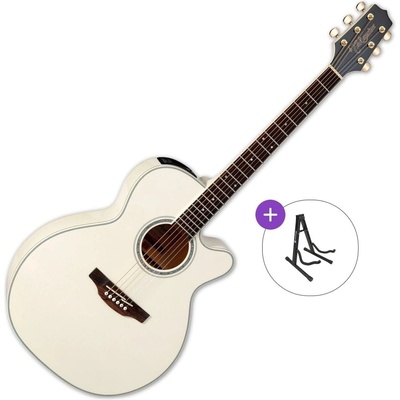 Takamine GN37CE PW Basic SET Pearl White Електро-акустична китара Джъмбо
