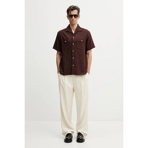 Drôle de Monsieur риза мъжка от вискоза Chemise a Poches Viscose (K.SH254.VI029.BN)