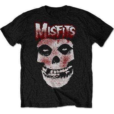 Rock Off metal Misfits Blood Drip Skull čierne